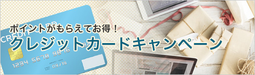 ポイントがもらえてお得！クレジットカードキャンペーン