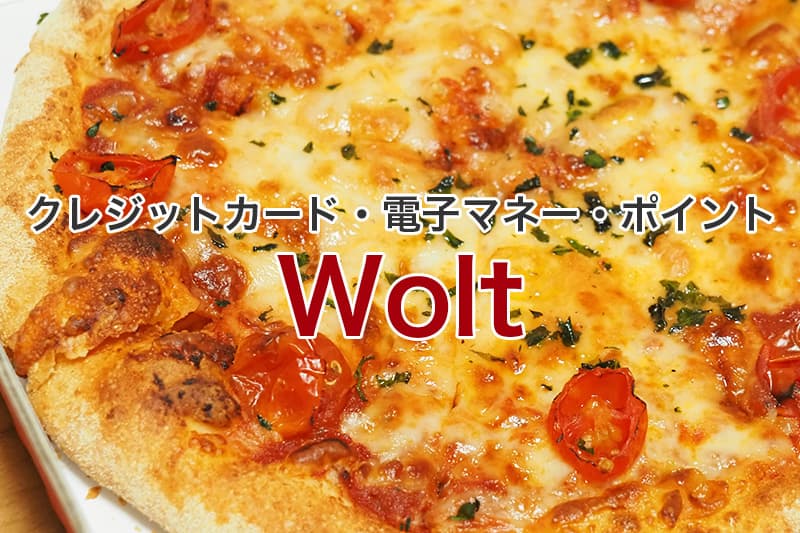 Wolt クレジットカード 電子マネー ポイント